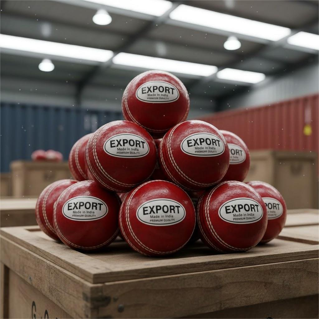 cricket leather balls white label export
