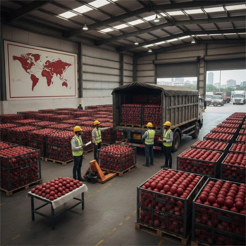 cricket leather ball exporter