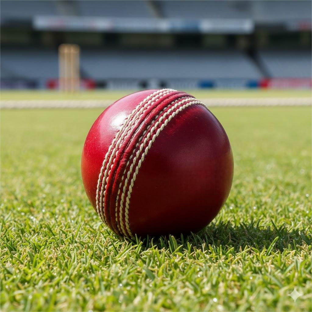 high-precision cricket leather ball